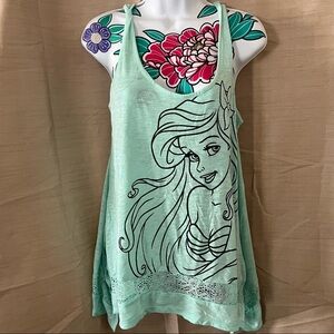 Disney Mint Blue Ariel Little Mermaid Tank